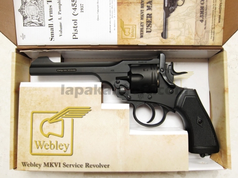 jual pistol airgun revolver Wingun Webley